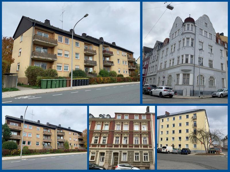 Gesamtportfolio - Attraktives Mehrfamilienhaus‑Portfolio in Hof: Wohnimmobilienpaket mit langfristigem Wertpotenzial