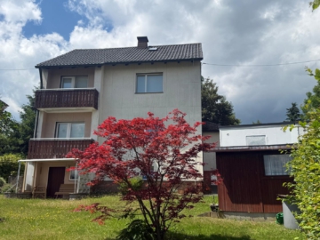 Rückwärtige Ansicht - Gepflegtes Einfamilienhaus mit grandiosem Frankenwaldblick | 176 m² Wfl./Nfl. | Garage & Gartenhütte