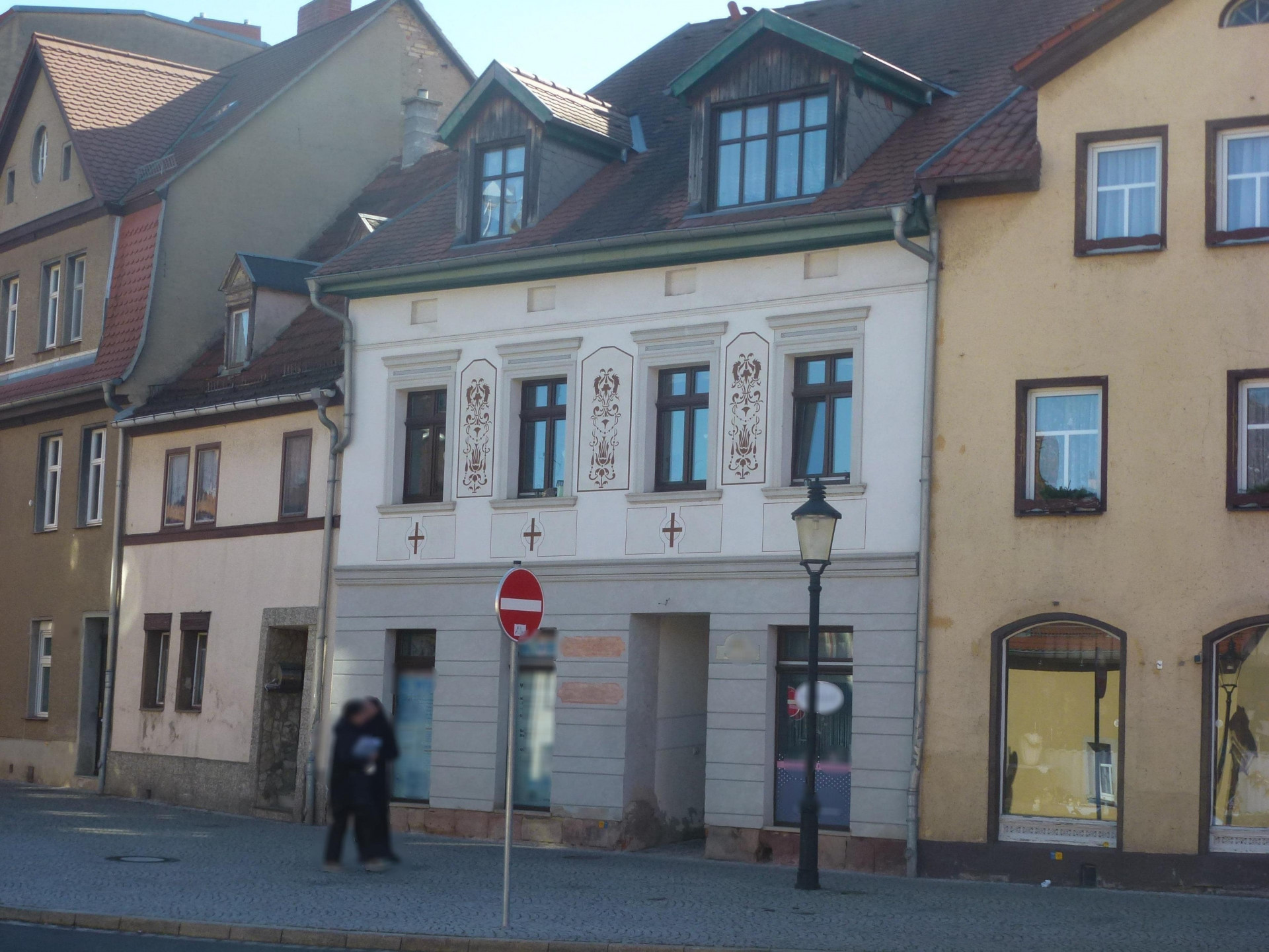 Außenansicht - Wohn- & Geschäftshaus im Zentrum von Naumburg/Saale – Fachwerkhaus – Fassade Denkmalschutz – 2 GE – 4 WE
