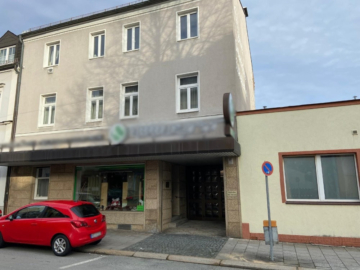 Außenansicht - Wohn- & Geschäftshaus mit Potenzial in Hof/Saale – Gewerbefläche ca. 310 m² – Wohnfläche 195 m² Grundstück mit befahrbarem Innenhof