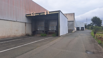 Halle 12 - Außenansicht Laderampen - Kaltlagerhallen Gfl. ca. 13.400 m² in 95145 Oberkotzau – Laderampen, ebenerdige Zufahrt – teilbar ab ca. 4.000 m²