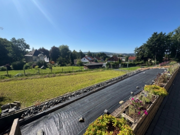 Ausblick von Terrasse - Bezugsfertiges EFH, Top-Ausstattung – Luxusküche, PV-Anlage & Wärmepumpe, Batteriespeicher, Effizienzhaus 40 Plus