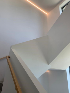 Treppenhaus - Moderne Bürofläche in Naila/Frankenwald – ca. 108 m² mit 3 Räumen – professionelles Arbeitsumfeld