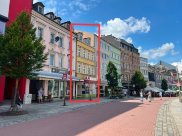 Außenansicht - Attraktives Geschäftshaus mit Entwicklungspotenzial in bester Innenstadtlage von Hof – Grundstück ca. 520 m² – Gesamtfläche ca. 344 m²