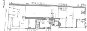 Grundriss EG - Ideal für Praxis, Büro & Kanzlei: Neuwertige Gewerbefl. individuell nutzbar – kernsaniert nach Revitalisierung