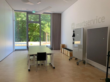 kleiner Seminarraum EG (abgetrennt) - Erstbezug: Repräsentative, moderne Büroräume in Naila/Frankenwald – ca. 72 m² Bürofläche mit Aufzug