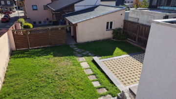 Drohnenaufnahme Garten - Attraktives sehr gepflegtes Wohn- und Geschäftshaus im Herzen von Selb – 3 Wohnungen – 4 Garagen