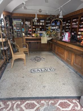 Apotheke EG - Historisches Stadthaus mit Wohn- & Gewerbeflächen in zentralster Lage von Hof – Denkmalgeschützt
