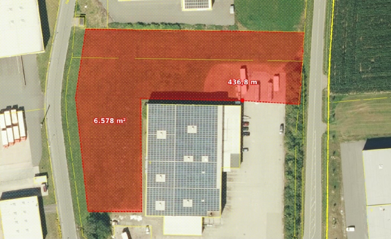 Titelbild - Außenfläche ca. 6.500 m² als LKW-Stellplatz in 95183 Zedtwitz – befestigt, umzäunt – unweit der Autobahnauffahrt A9 und Autobahndreieck Hochfranken