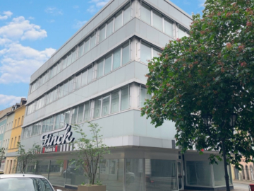 Seitliche Ansicht - Erstklassige, flexibel gestaltbare Verkaufs-/Einzelhandelsfläche im Zentrum (ca. 564 m²) – barrierefrei