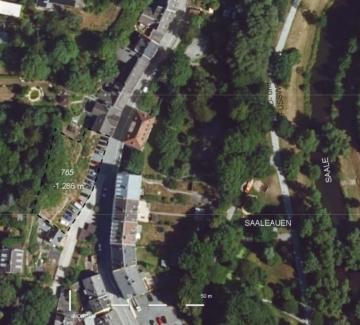 Baugrundstück 1.286 m² – Hof / Saaleauen – B-Plan vorhanden – Sanierungsgebiet Saaleauen, 95028 Hof, Wohngrundstück